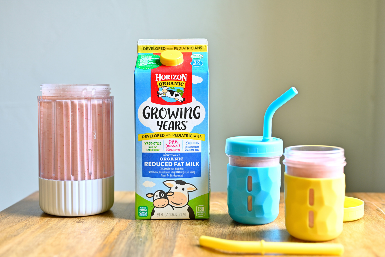 slide 4 of 5, Horizon Organic Growing Years 2% Milk with DHA Omega-3, 59 fl oz. Carton, 59 fl oz