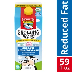 Horizon Organic Growing Years 2% Milk with DHA Omega-3, 59 fl oz. Carton