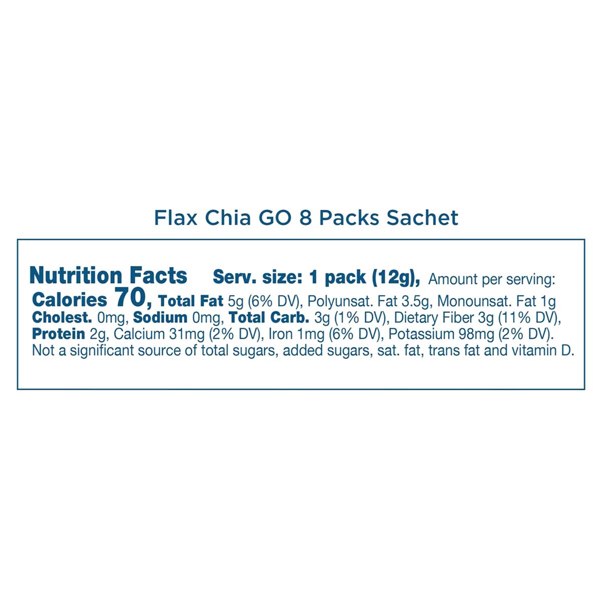 slide 2 of 3, Carrington Farms Organic Flax Chia Paks, 12 ct