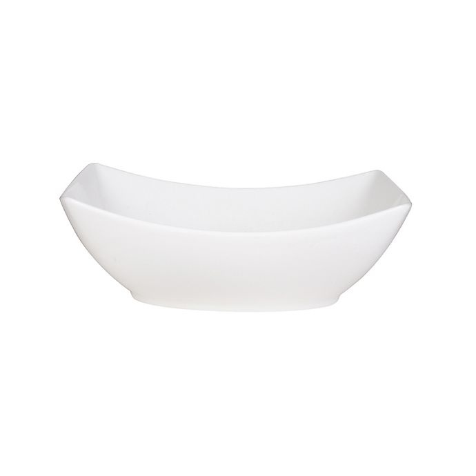 slide 2 of 4, Nevaeh White by Fitz and Floyd Rectangular Serving Bowl, 11 in