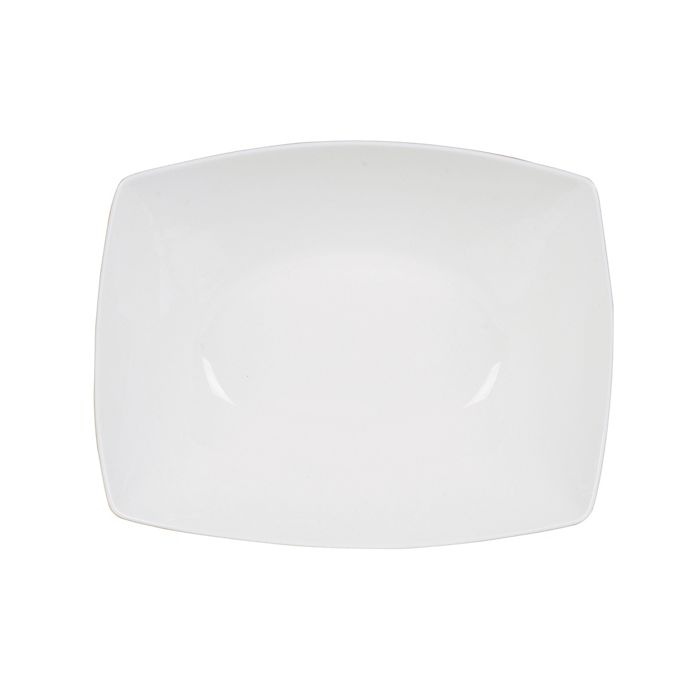 slide 3 of 4, Nevaeh White by Fitz and Floyd Rectangular Serving Bowl, 11 in