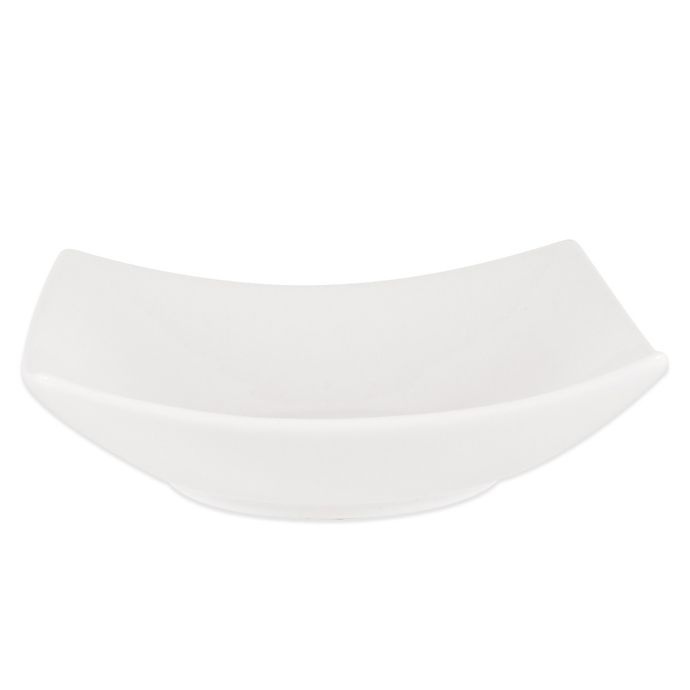 slide 1 of 1, Everyday White by Fitz and Floyd Hard Square Cereal Bowl, 1 ct