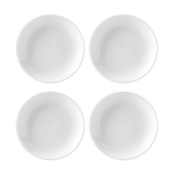 slide 2 of 2, Everyday White by Fitz and Floyd Coupe Salad Plates, 4 ct