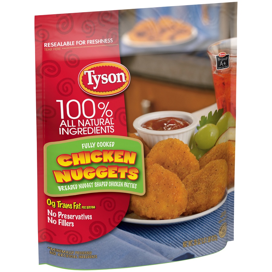 slide 2 of 8, Tyson Chicken Nuggets, 29 oz