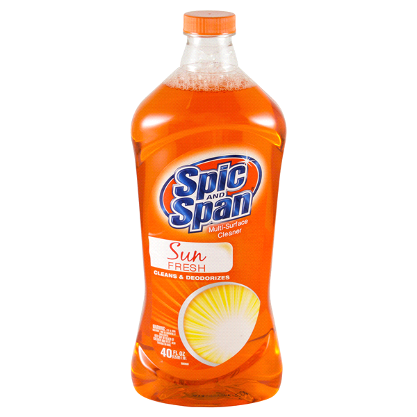 slide 1 of 1, Spic and Span Sun Fresh Liquid Cleaner, 40 oz