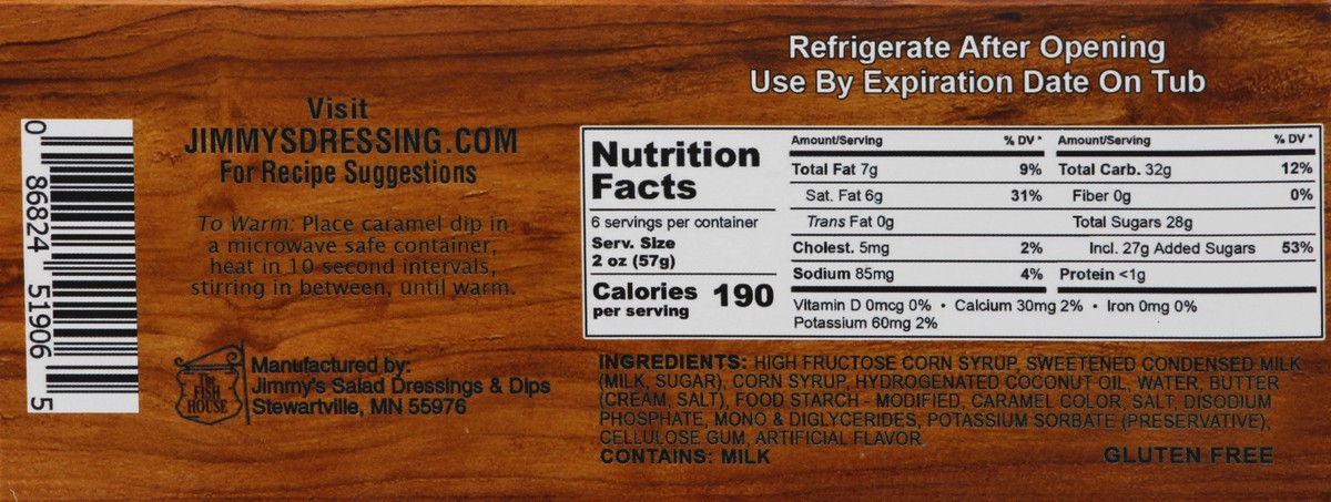 slide 12 of 13, Jimmys Snack Size! Caramel Dip 6 ea, 6 ct