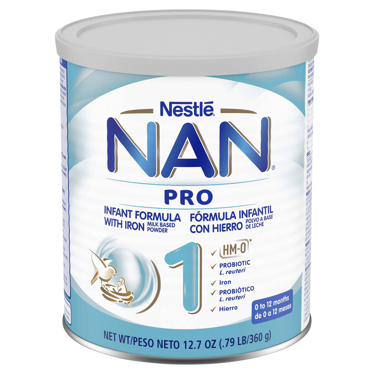 slide 1 of 1, Nestlé Nan 1 Pro Infant Powder Formula, 12.7 oz