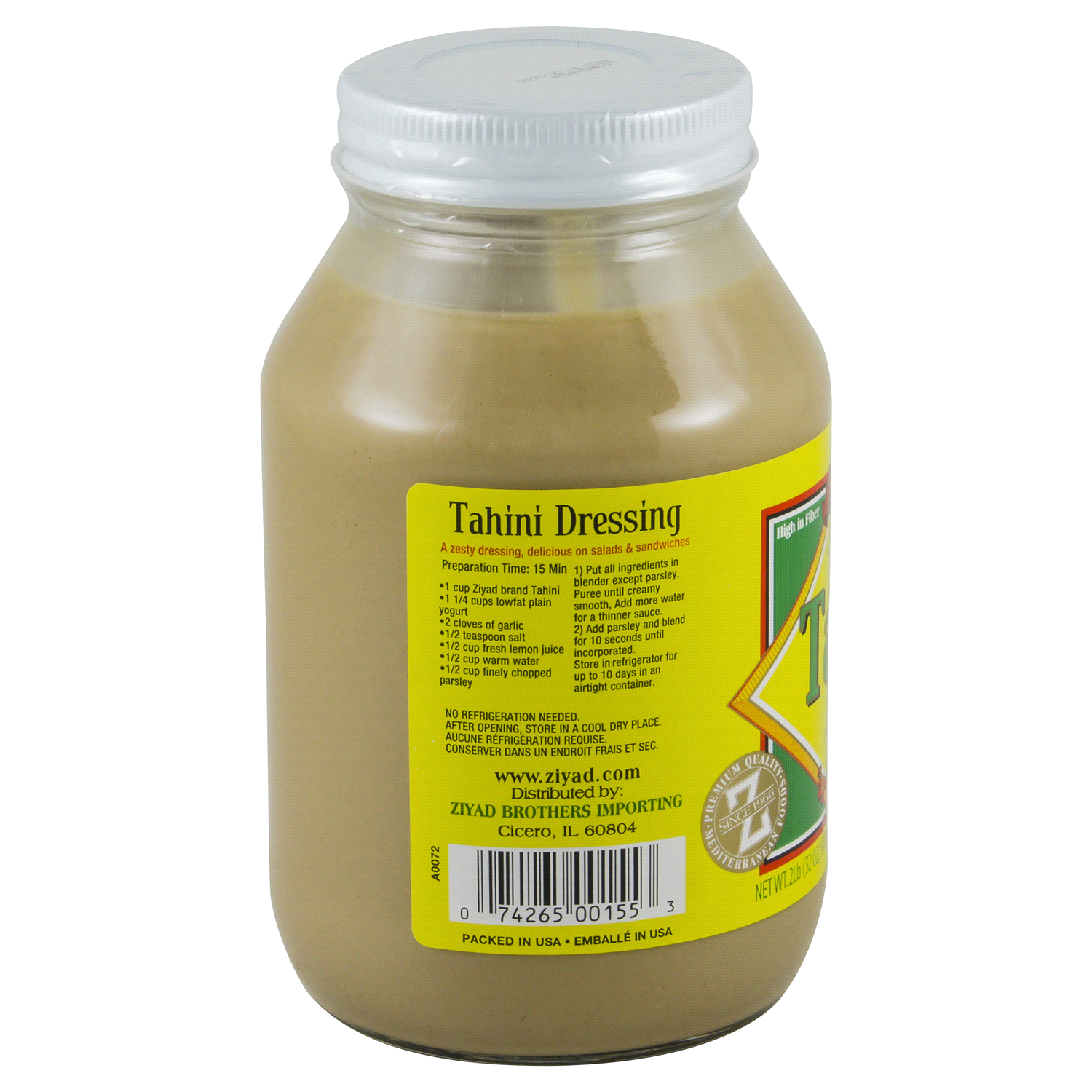 slide 2 of 3, Ziyad Tahini, 32 oz