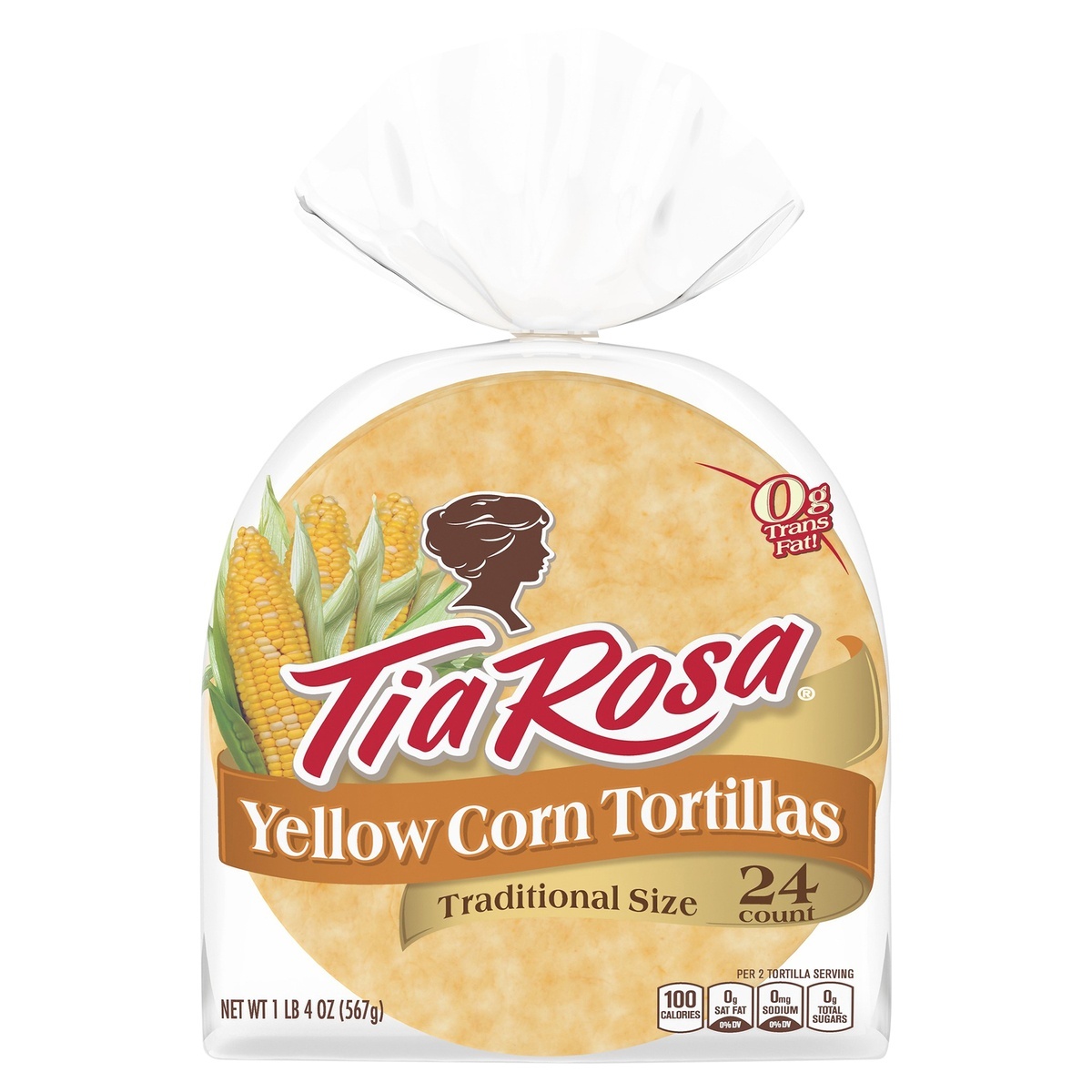 slide 1 of 1, Tia Rosa Yellow Corn Tortilla, 1 ct