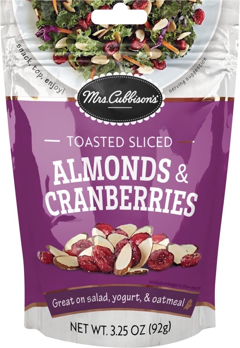 slide 2 of 3, Mrs. Cubbison's Toasted Sliced Almonds & Cranberries 3.25 oz, 3.25 oz