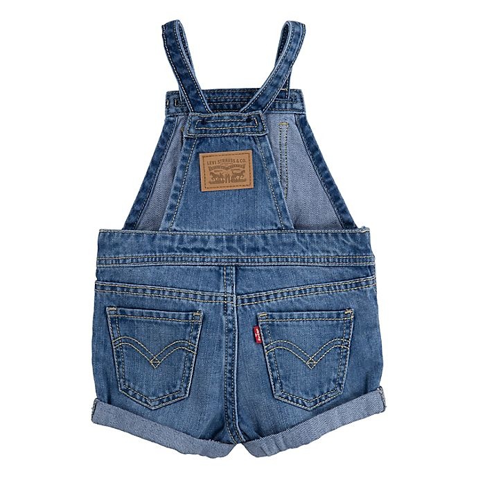 slide 2 of 4, Levi's Girl Denim Shortall, 1 ct