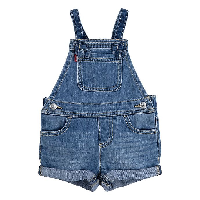 slide 1 of 4, Levi's Girl Denim Shortall, 1 ct