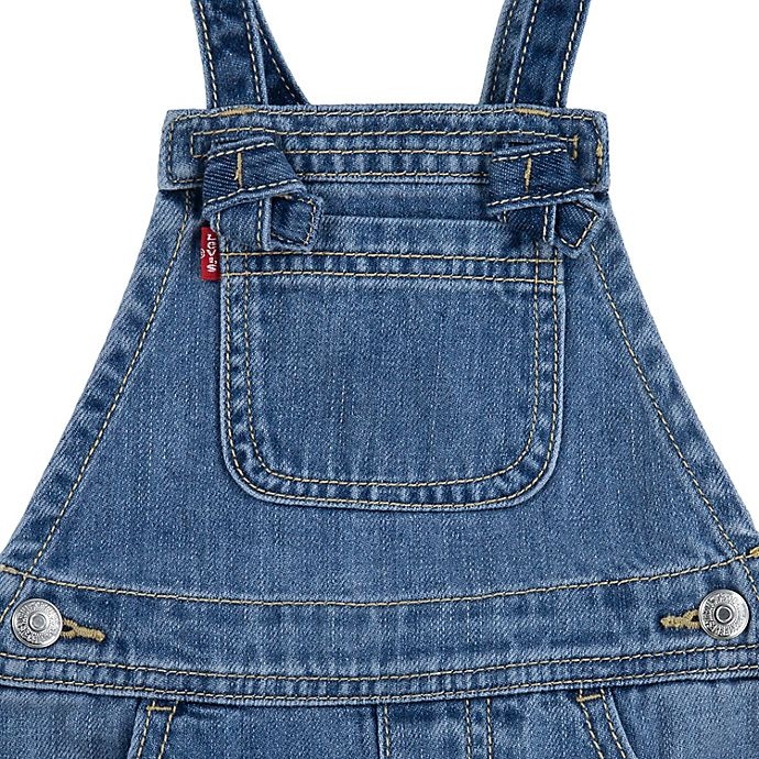 slide 4 of 4, Levi's Girl Denim Shortall, 1 ct