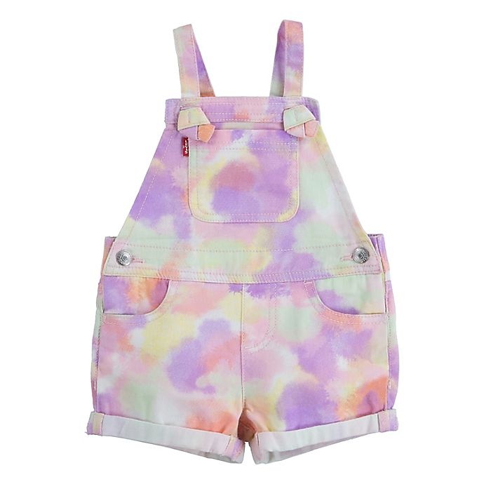 slide 1 of 1, Levi's Girl Tie Dye Shortall, 1 ct