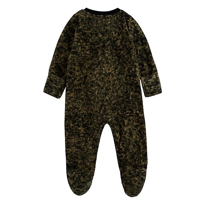 slide 2 of 2, Nike Newborn Digi Confetti Footie - Green, 1 ct