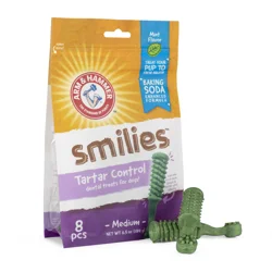 Arm & Hammer Nubbies Dental Brush Chews For Dogs In Mint Flavor, 8 Count