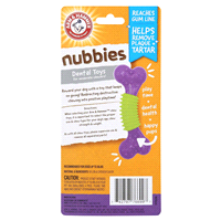 slide 4 of 5, Arm & Hammer Nubbies DuoBone Toy, 1 ct