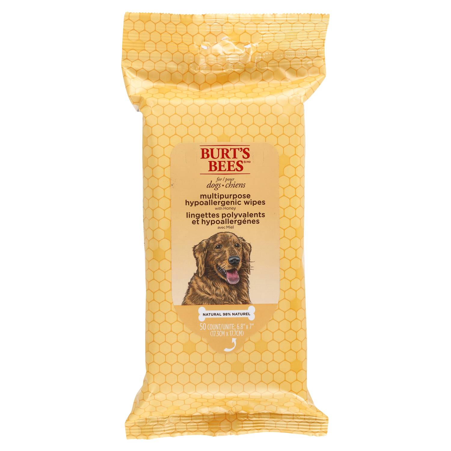 slide 1 of 2, Burt's Bees Multipurpose Wipes for Dogs, 50 ct
