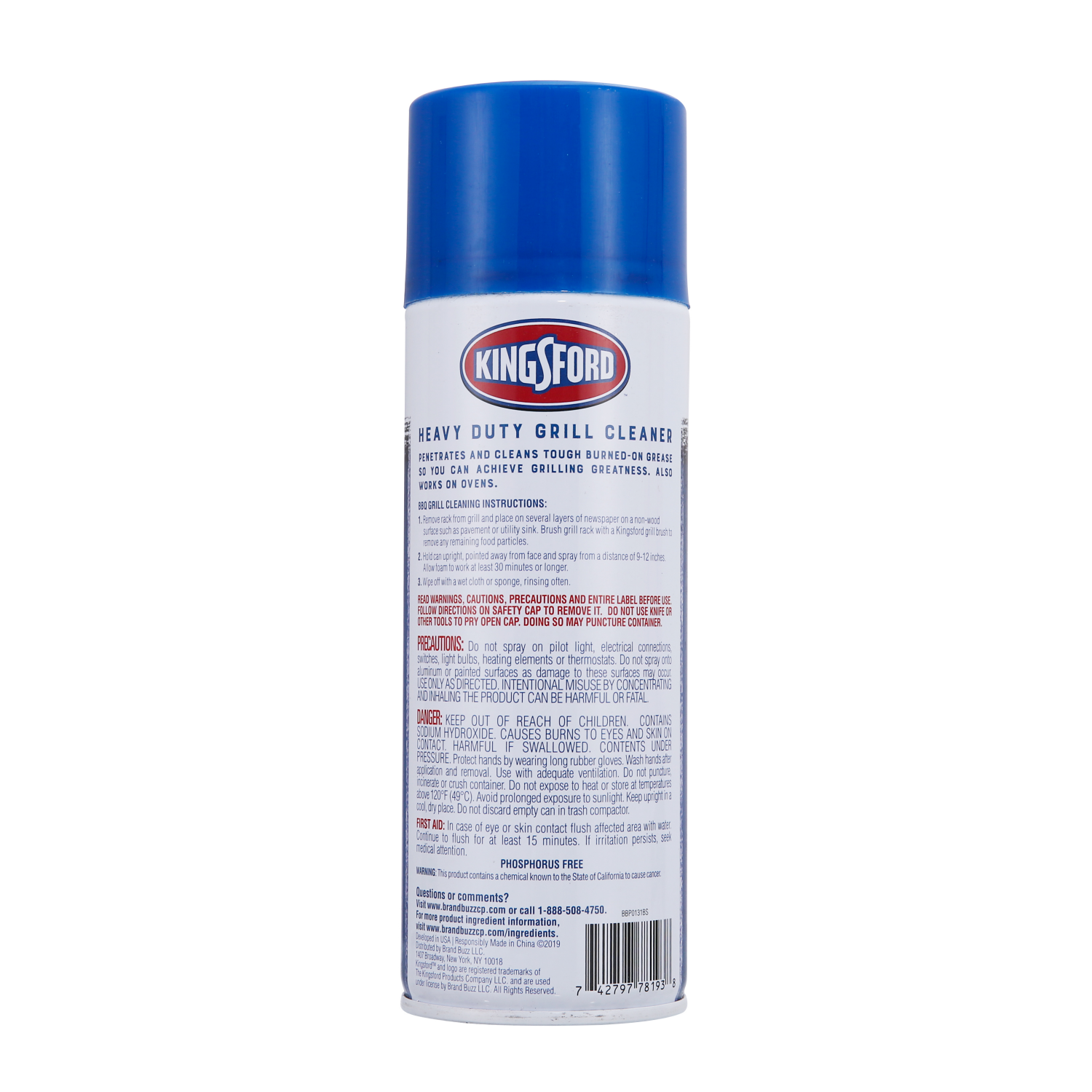 slide 2 of 4, Kingsford Grill Cleaner Aerosol, 14 oz