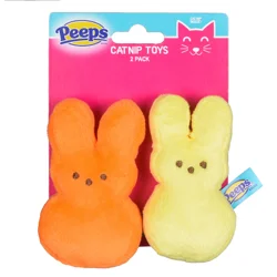 Fetch For Cool Pets Cat Toy Peeps Mini Bunny Nip