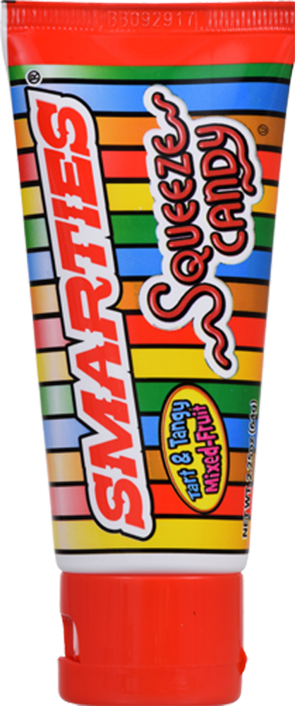 slide 1 of 1, Wrigley's Smarties Squeeze Candy, 2.25 oz