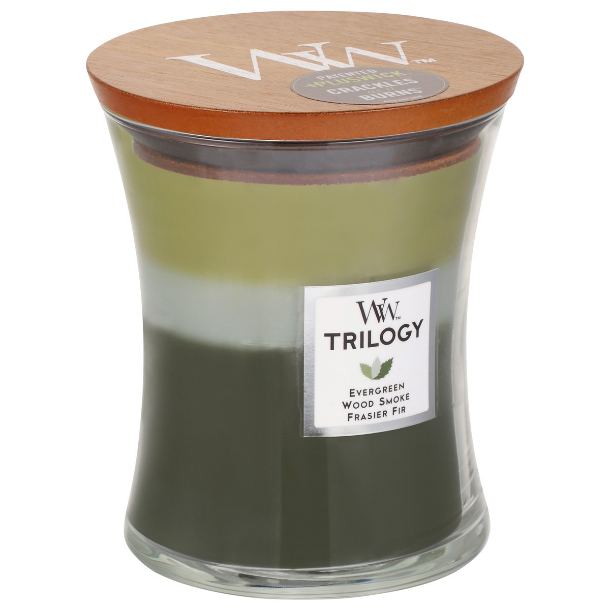 slide 3 of 11, Woodwick Trilogy Mountain Trail Jar Candle - Green, 1 ct