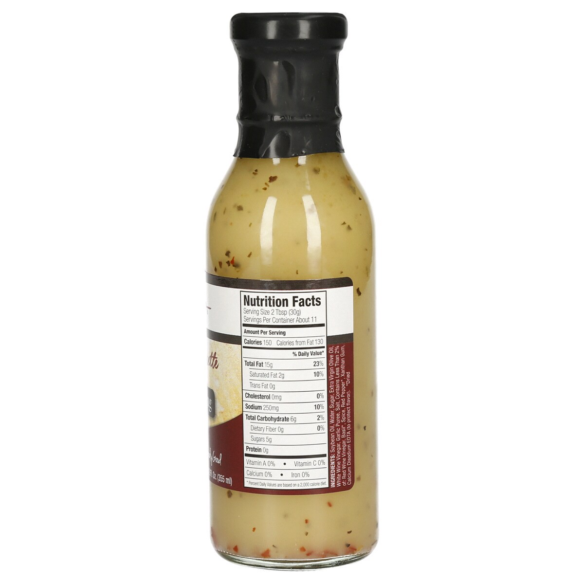 slide 2 of 2, Papa Vino's Sweet Basil Vinaigrette House Dressing, 12 oz