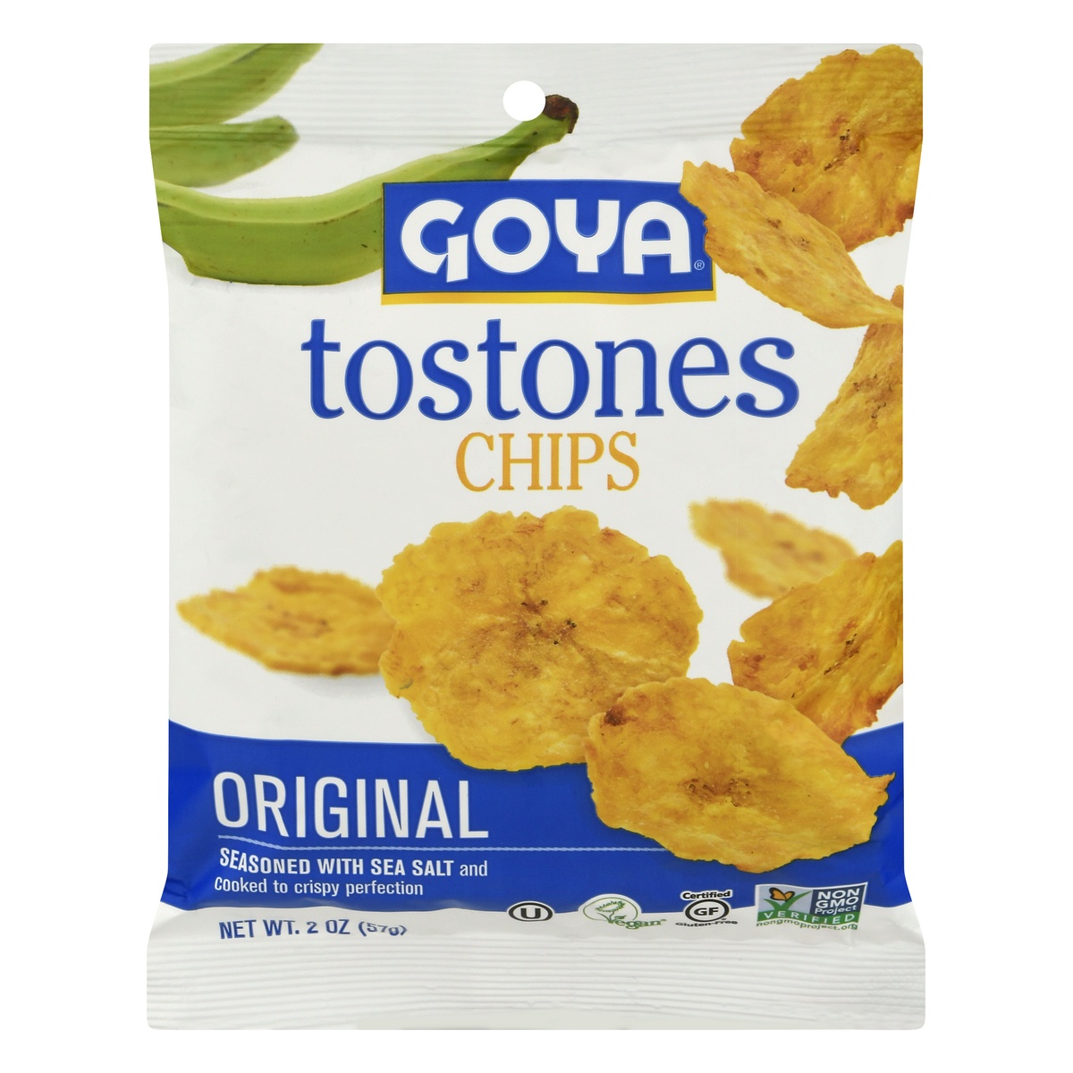 slide 1 of 1, Goya Tostones Original Chips 2 oz, 