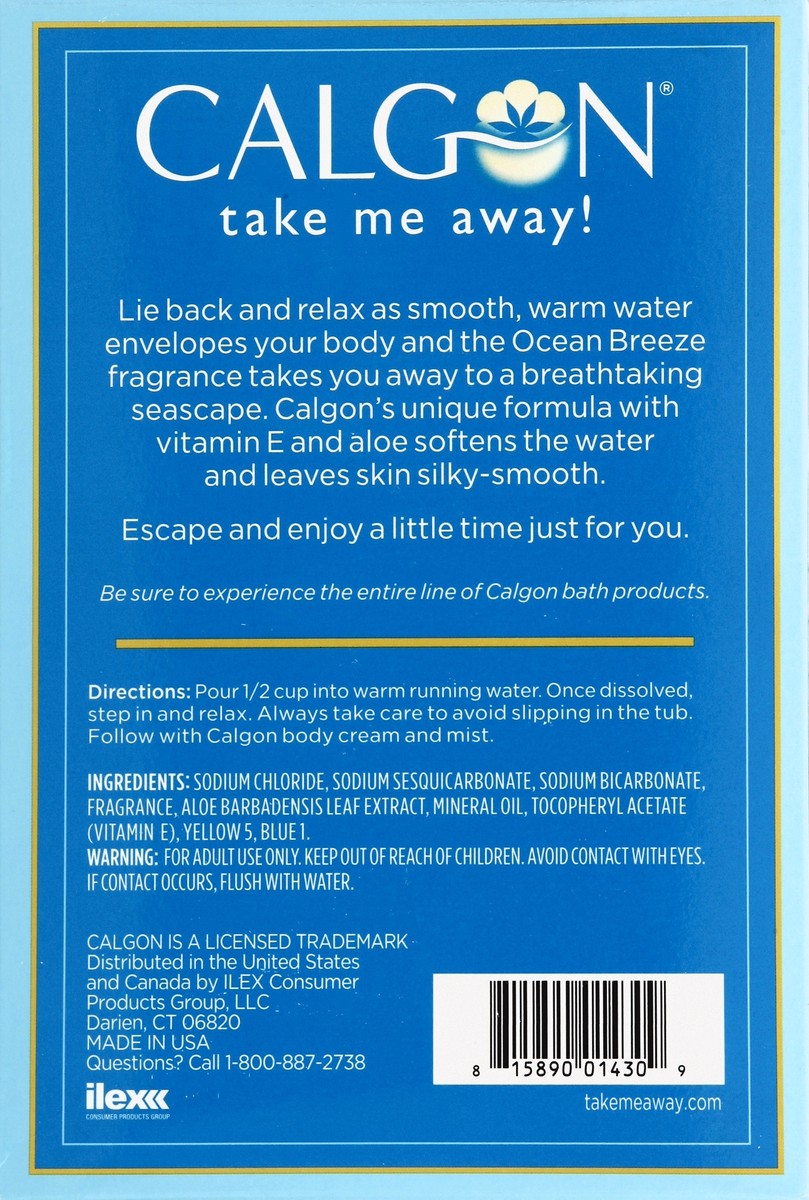 slide 4 of 5, Calgon Ultra Moisturizing Bath Beads, Ocean Breeze, 30 oz