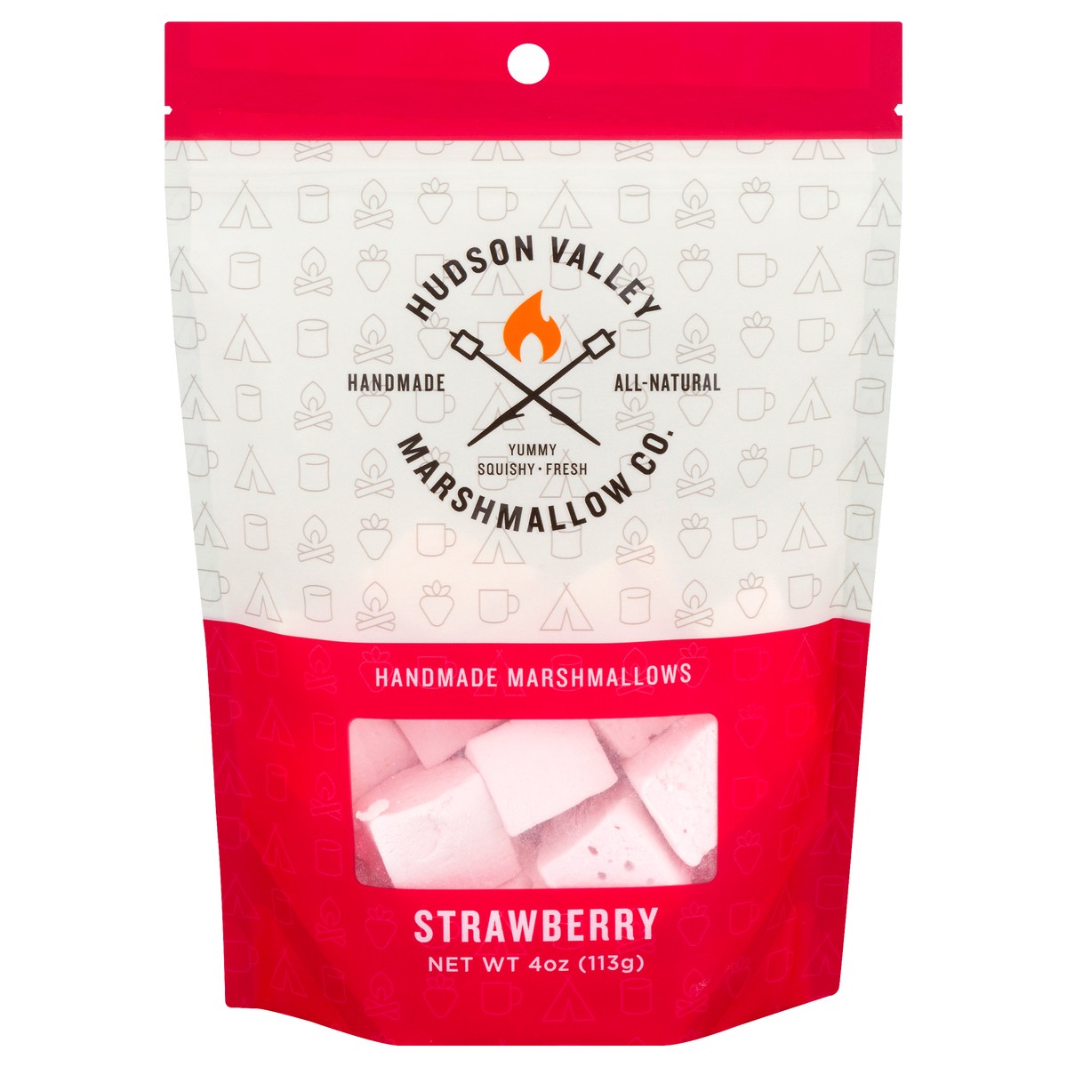 slide 1 of 13, Hudson Valley Marshmallow Handmade Strawberry Marshmallows 4 oz, 4 oz