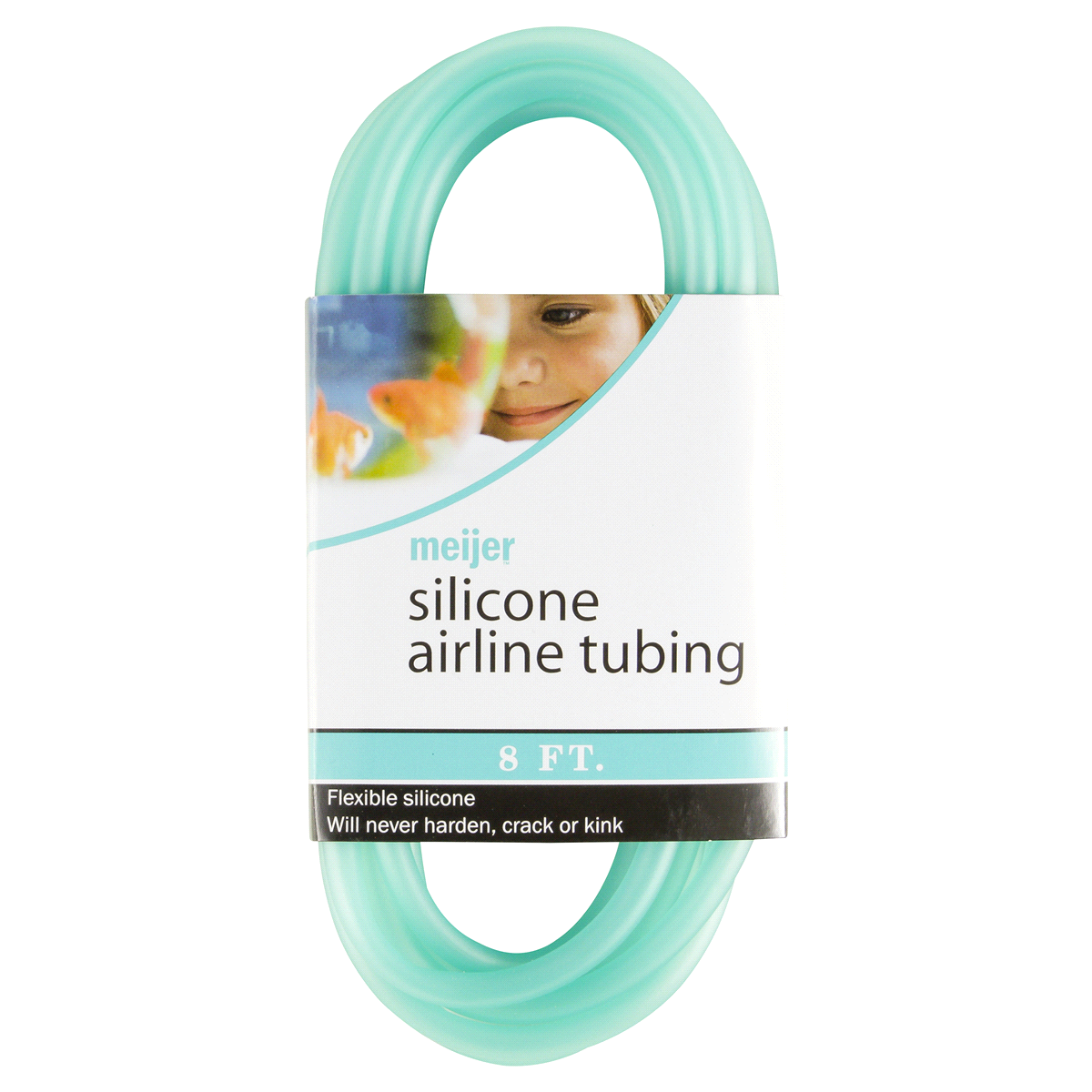 slide 1 of 2, Meijer Silicone Aquarium Air Line Tubing, 8 ft