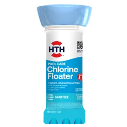 HTH Pool Care Chlorine Floater, Long-Lasting Chlorination, Last up to 4 Weeks