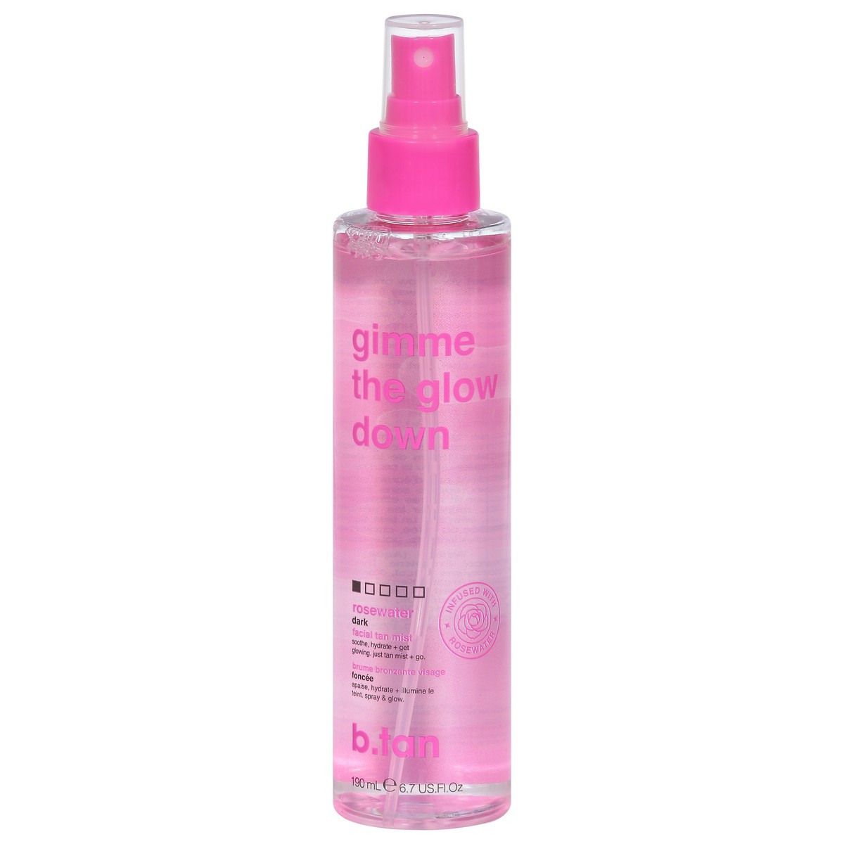 slide 2 of 13, b.tan Dark Rosewater Facial Tan Mist 6.7 fl oz, 6.7 fl oz