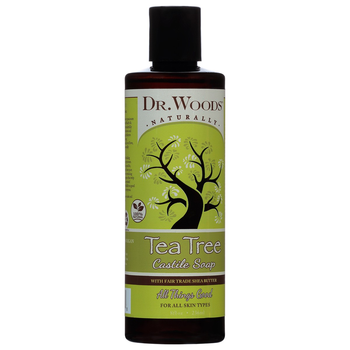 slide 2 of 10, Dr. Woods Tea Tree Castile Soap 8 fl oz, 8 fl oz
