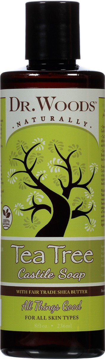 slide 10 of 10, Dr. Woods Tea Tree Castile Soap 8 fl oz, 8 fl oz
