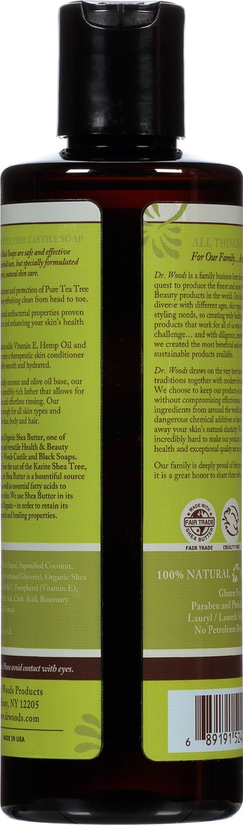 slide 5 of 10, Dr. Woods Tea Tree Castile Soap 8 fl oz, 8 fl oz
