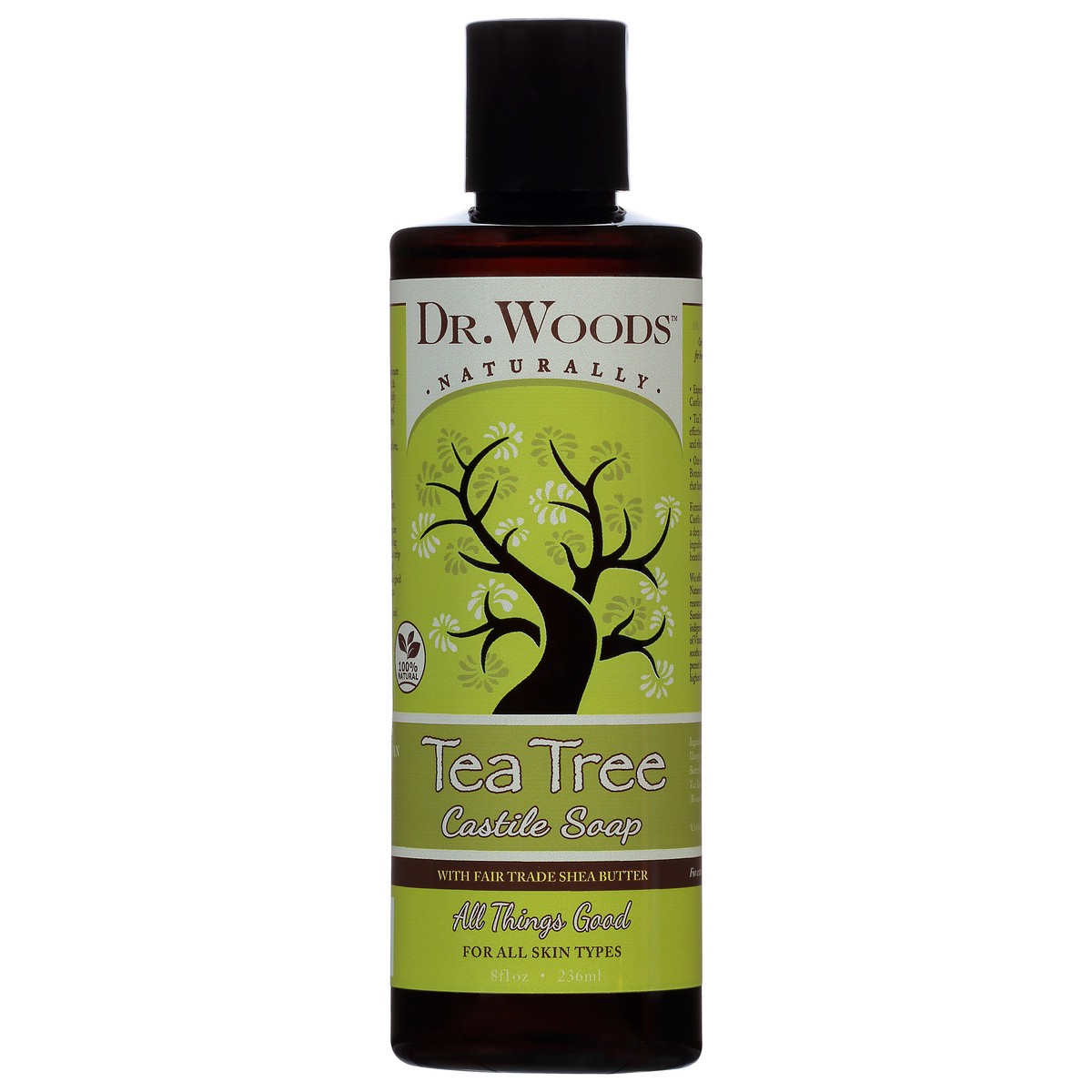 slide 7 of 10, Dr. Woods Tea Tree Castile Soap 8 fl oz, 8 fl oz