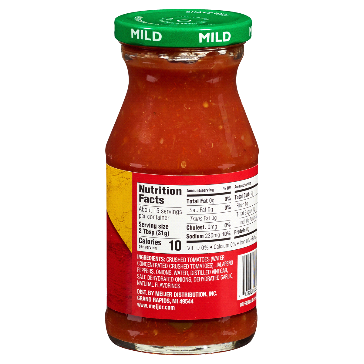 slide 3 of 3, Meijer Mild Picante Salsa, 16 oz