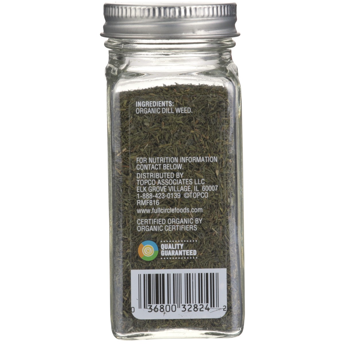 slide 4 of 11, Full Circle Market Dill Weed, 0.5 oz