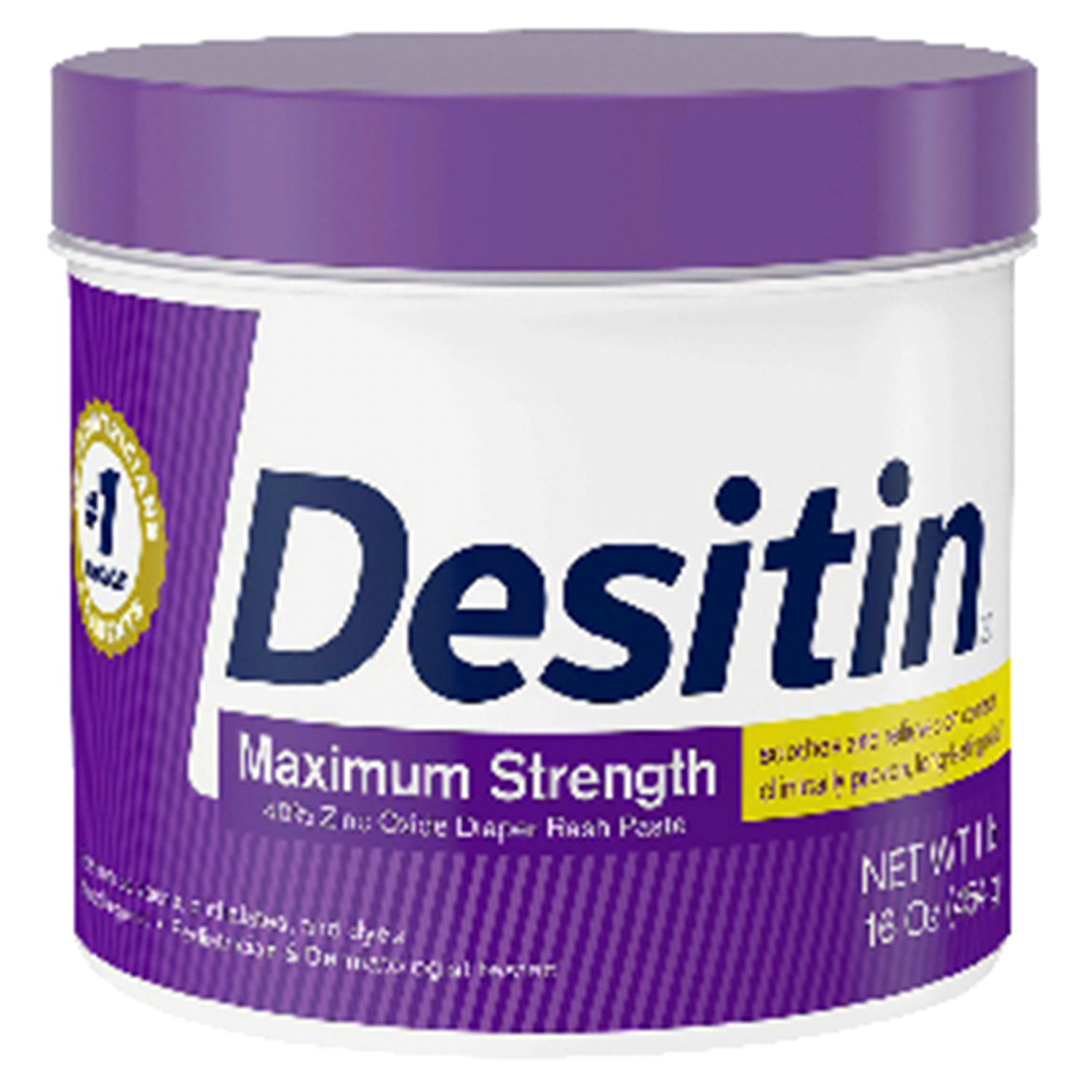 slide 1 of 21, Desitin Maximum Strength Baby Diaper Rash Cream, 40% Zinc Oxide, 16 oz, 16 oz