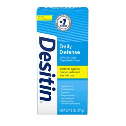 Desitin Daily Defense Diaper Rash Cream, 2 Oz