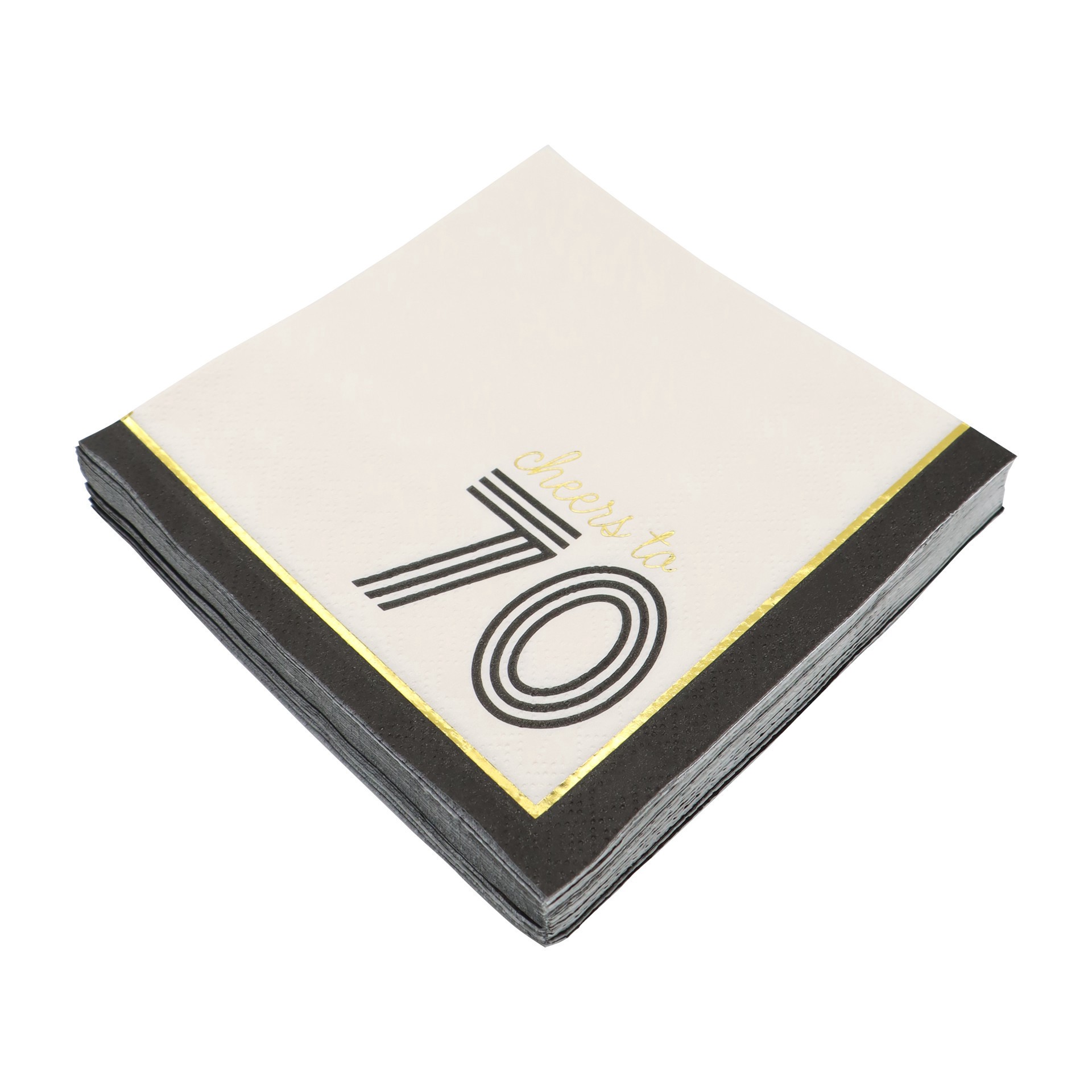 slide 2 of 3, Cheers To 70 Beverage Napkins, 20ct. By Celebrate It, 20 ct