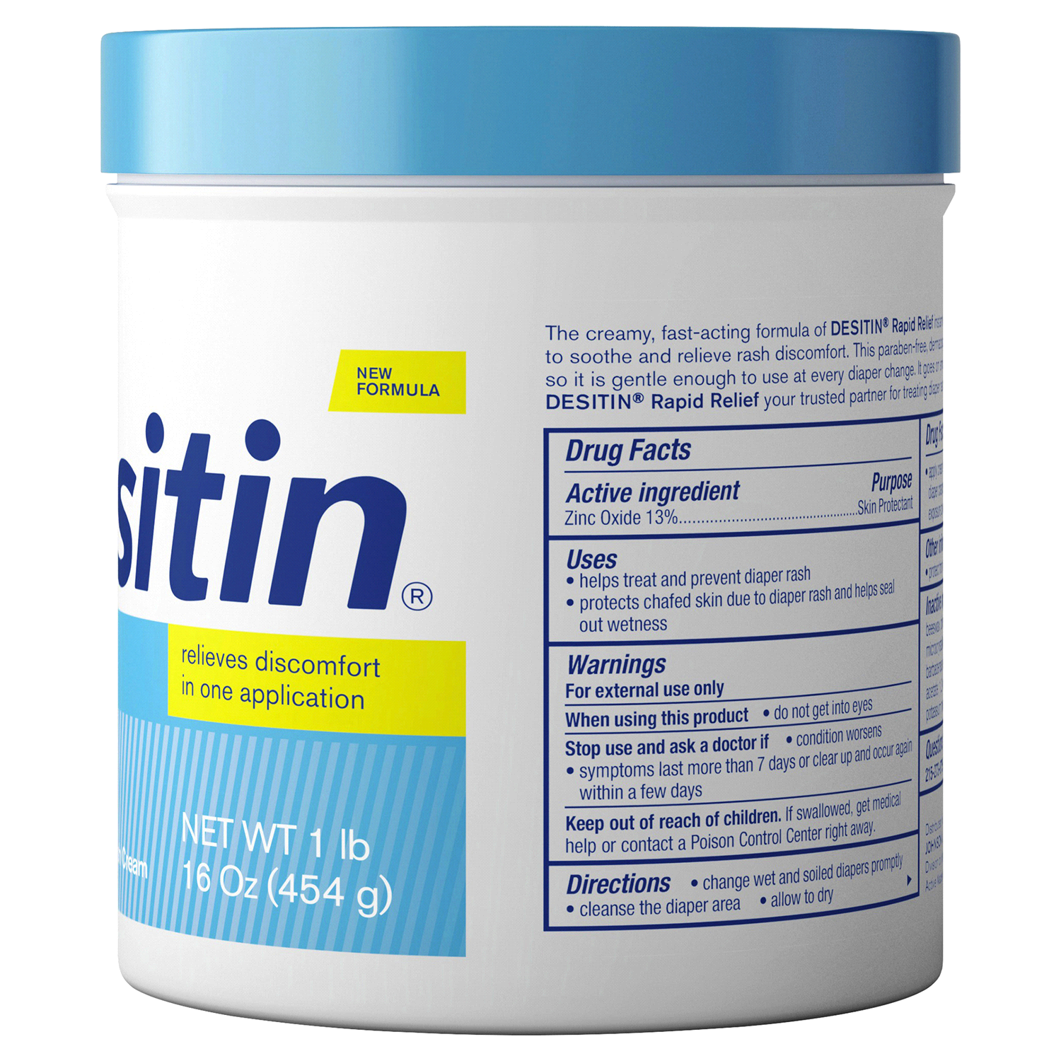 slide 3 of 4, Desitin Daily Defense Diaper Rash Cream 16 oz, 16 oz