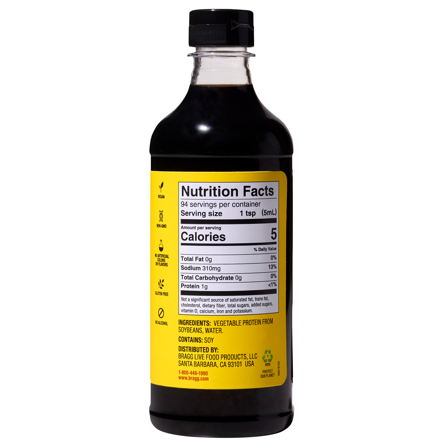 slide 2 of 6, Bragg Gluten-Free Liquid Aminos 16 fl oz, 16 fl oz