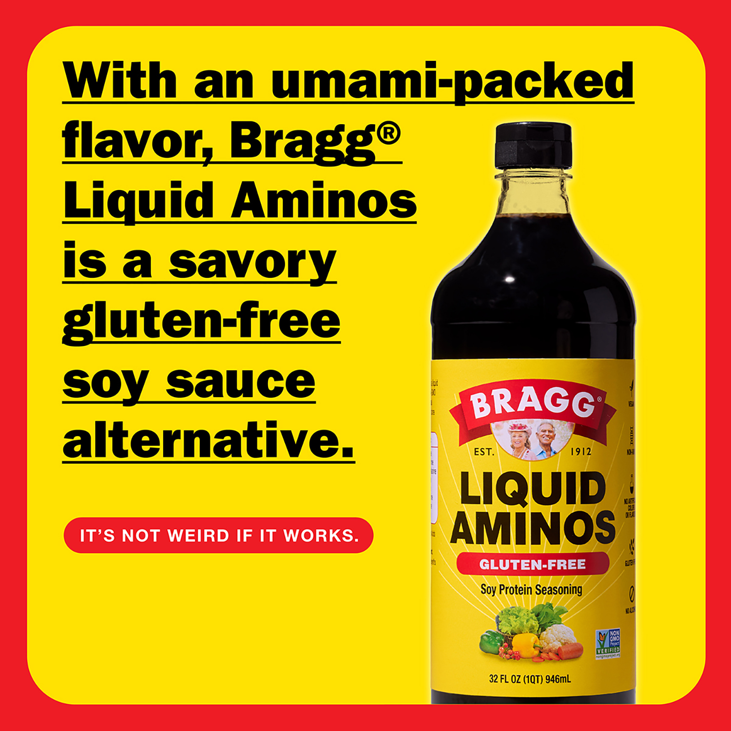 slide 5 of 6, Bragg Liquid Aminos 32 oz, 1 ct