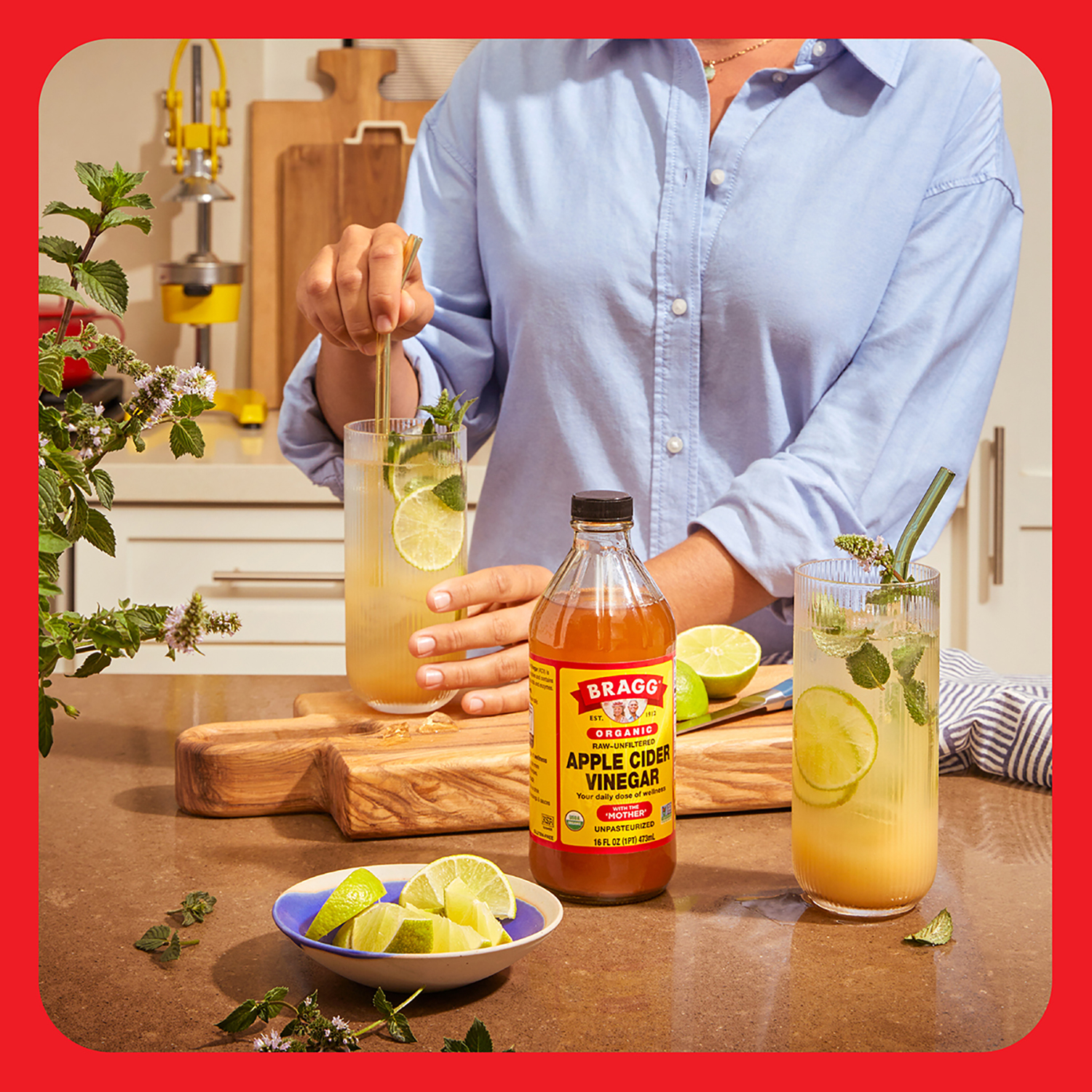 slide 3 of 6, Bragg Organic Raw & Unfiltered Apple Cider Vinegar, 16 oz