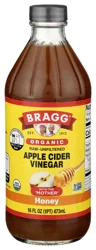 Bragg Organic Honey Apple Cider Vinegar 16 fl oz