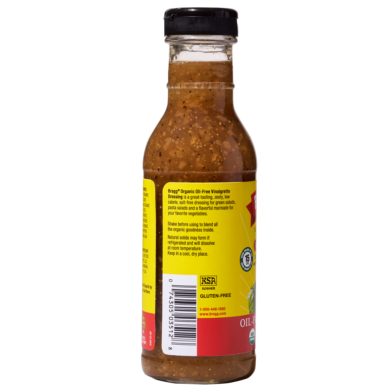 slide 4 of 6, Bragg Organic Apple Cider Vinaigrette, 12 oz