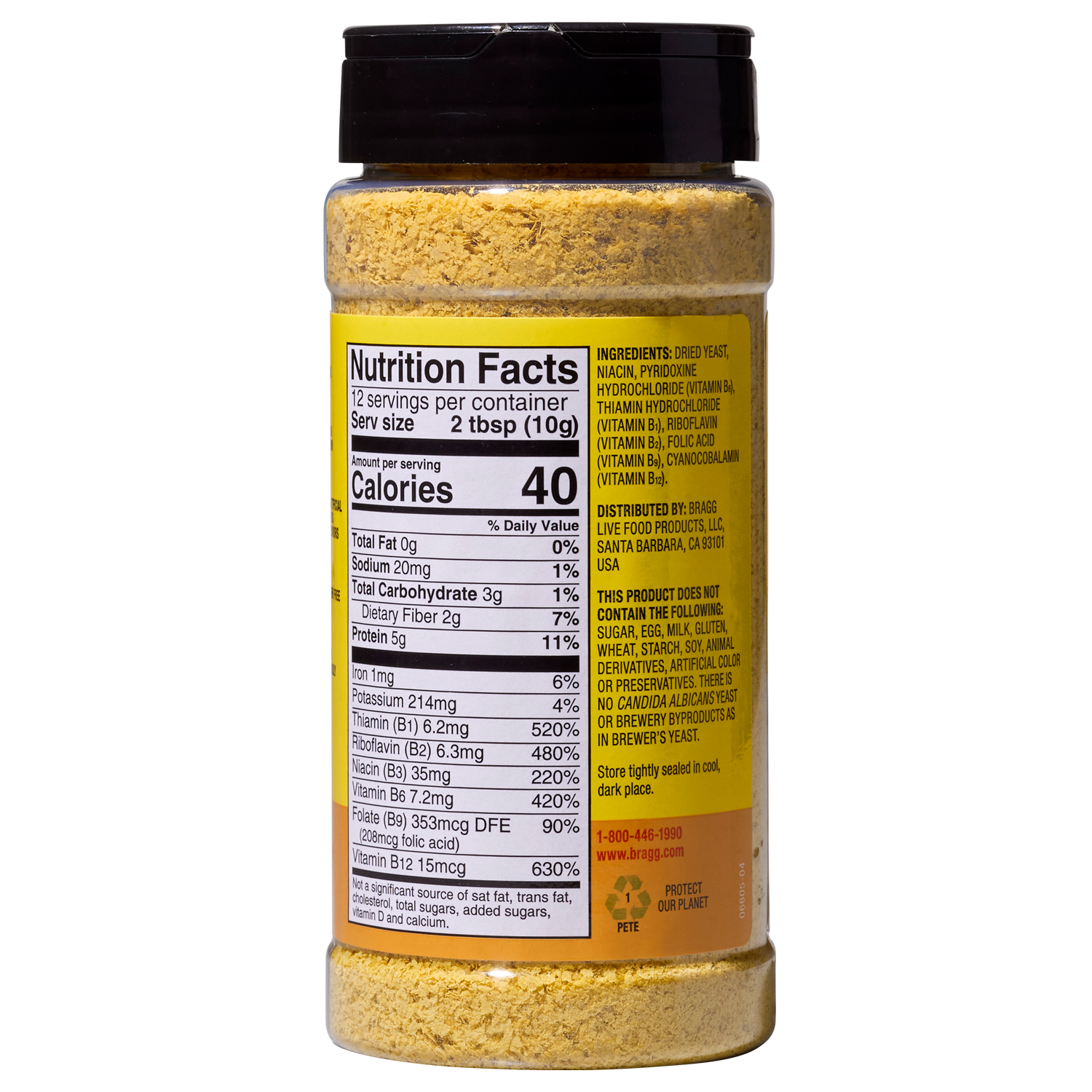 slide 2 of 6, Bragg Nutritional Yeast, 4.5 oz