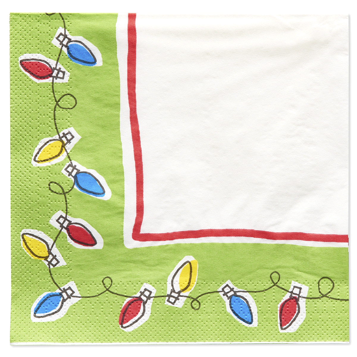 slide 3 of 3, Papyrus Holiday Lights Lunch Napkins, 1 ct